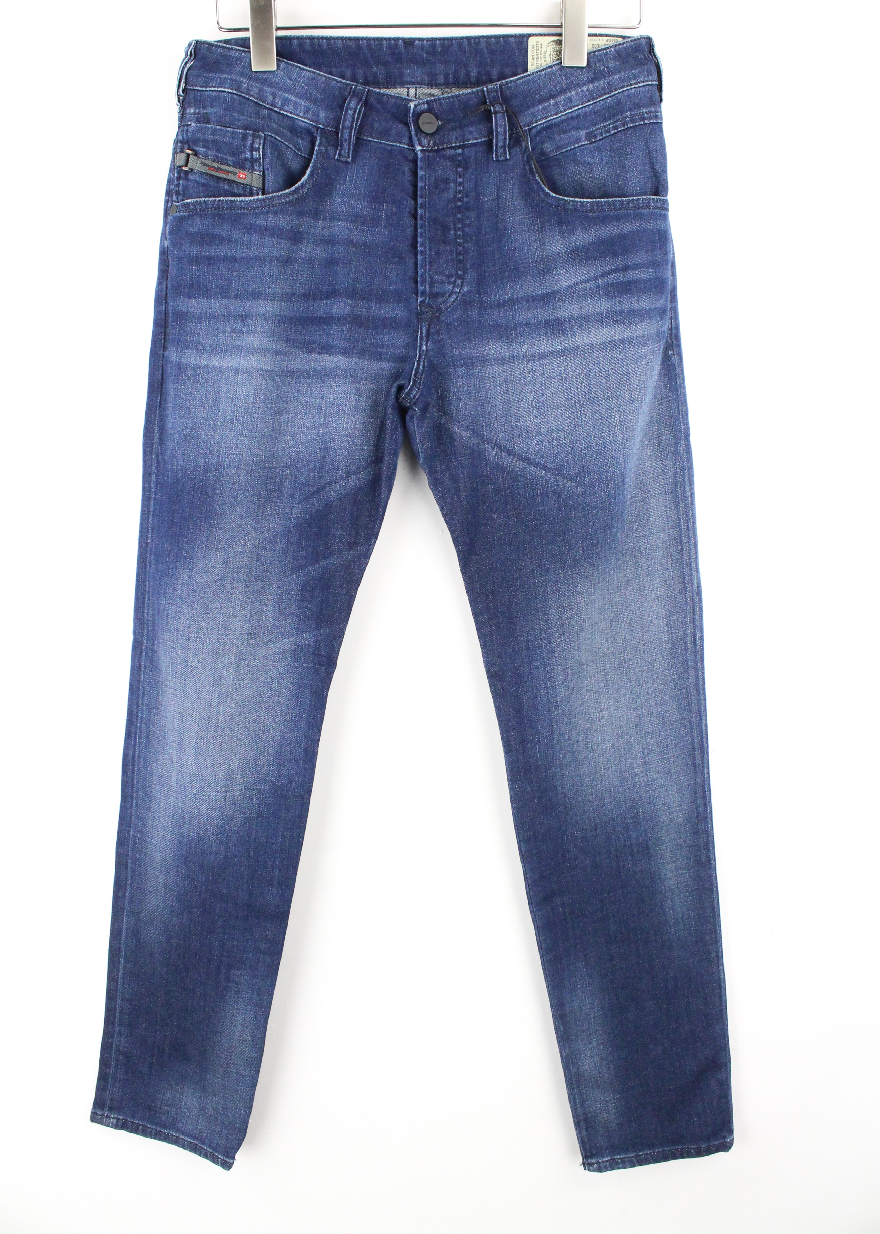 DIESEL D-Bazer 084GR Men Jeans W29/L32 Tapered Cotton Stretch Blue
